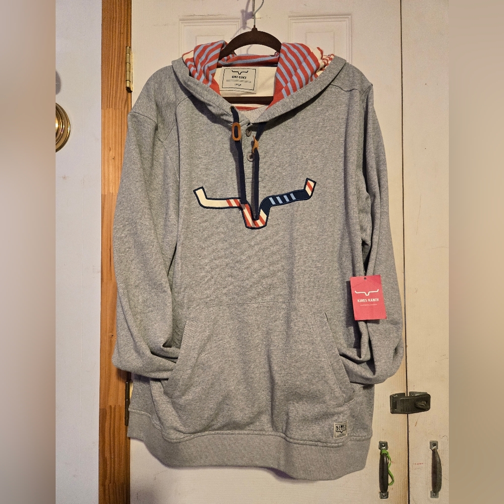 Kimes Ranch Mens Anson Patriotic Hoodie - Picture 2 of 14